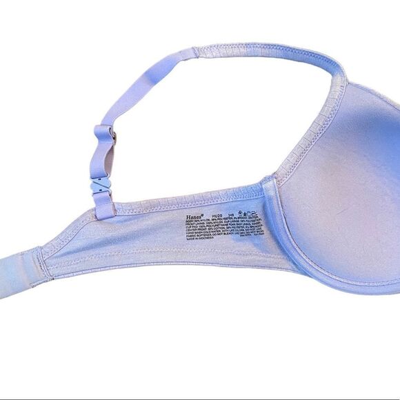 Hanes 34B Bra in Misty Lilac - Picture 5 of 6